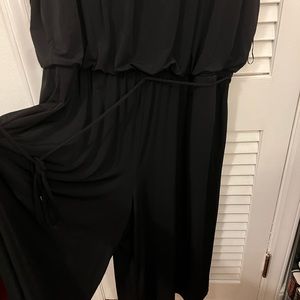 Buttery soft black jumpsuit WITH POCKETS!